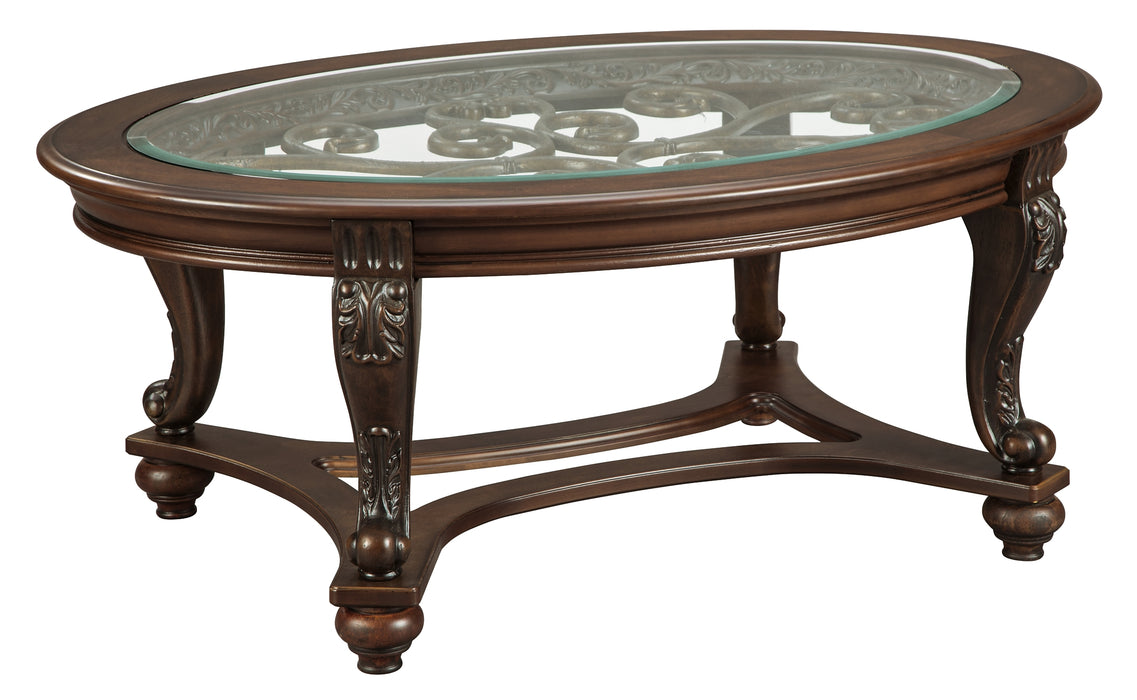 Norcastle Oval Cocktail Table
